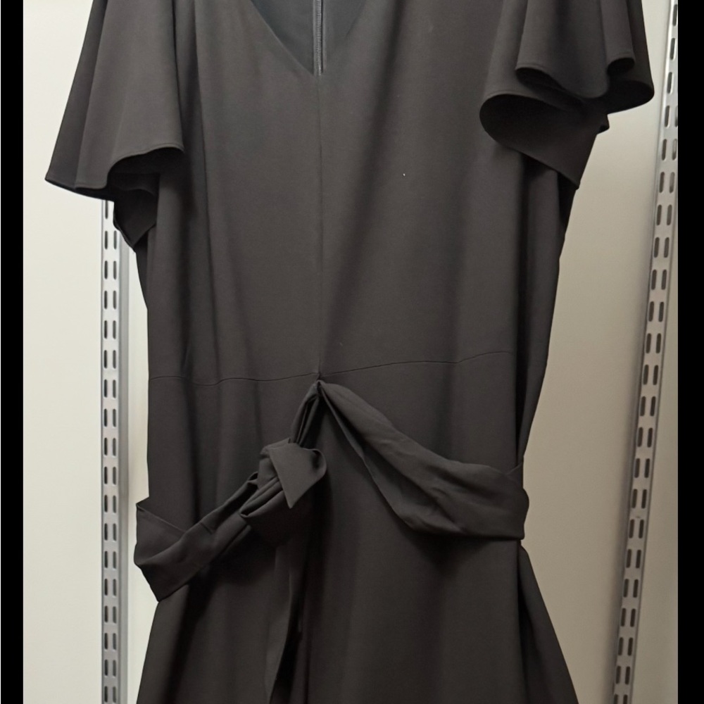 Preston & York Black Jumpsuit with Waist Tie